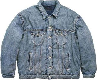 Balenciaga Padded Jacket Light Blue 681689TOW614012