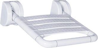 Infinite Taburete De Ba&ntilde;o Plegable De Pared Con Superficie Antideslizante De Acero Inoxidable Comodidad Y Seguridad Para Personas Mayores
