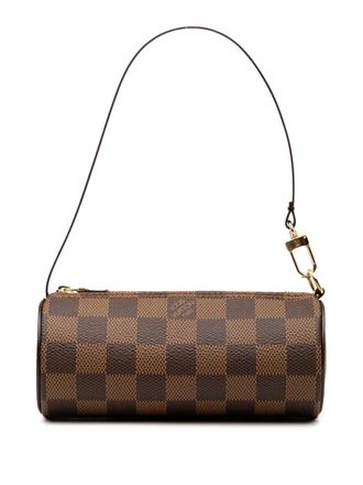 Louis Vuitton 2000-2025 Damier Ebene Papillon Pochette handbag - women - Fabric - One Size - Brown