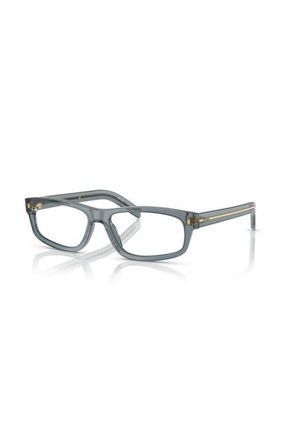 Prada 58mm Rectangle optical glasses in Blue at Nordstrom