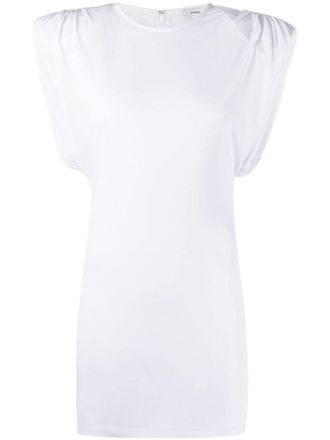 Wardrobe.NYC Sheath gathered-detail sleeveless minidress - women - Viscose - M - White