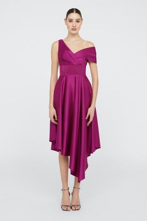 Theia Mirielle Cocktail Dress in Sangria at Nordstrom, Size 10