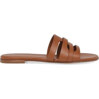 Gianvito Rossi Nora Mule in Brown Calf at Nordstrom, Size 41.5