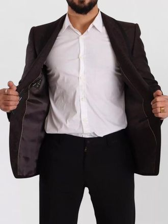 Dolce & Gabbana silk blend single breasted blazer