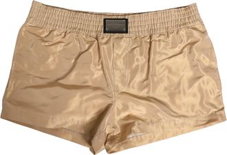 Dolce & Gabbana Beige Polyester Men Boxer Shorts Mens Underwear