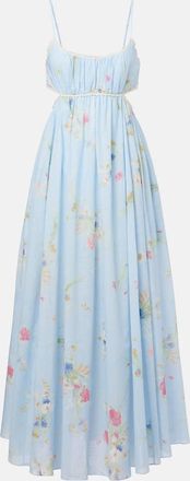 Zimmermann Abito lungo Lucky Picnic in cotone