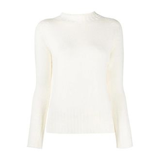 Drumohr Ronde hals gebreid - Dames - Ronde hals truien - Beige - S - Truien & Vesten