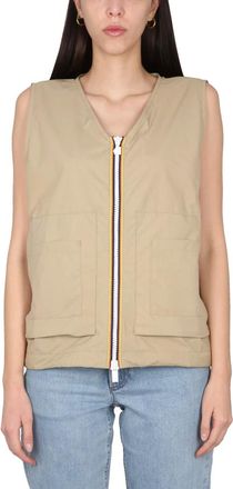 K-Way Barnel 2.1 Amiable Silver - Dames - Jassen - Beige - Maat: L