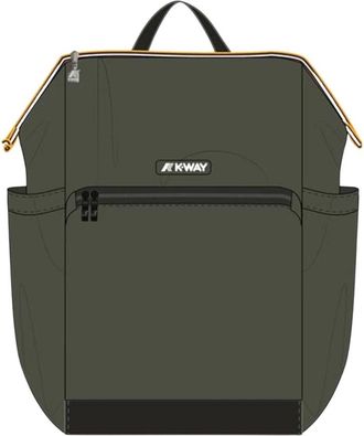 K-Way Backpack - Heren - Rugzakken - Groen - ONE Size - Polyester - Tassen