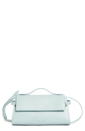 Proenza Schouler Tate Leather Clutch in Stone Blue at Nordstrom