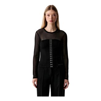 Karl Lagerfeld Mujer, Camisetas, Negro, Talla: S