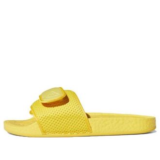 adidas x Pharrell Chancletas Hu Slides Bold Gold H04407