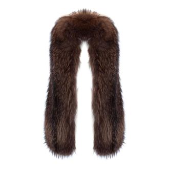 S.W.O.R.D 6.6.44 Colletto in Eco-Pelliccia a Pelo Lungo - - Accessories - Donna - Marrone - ONE SIZE