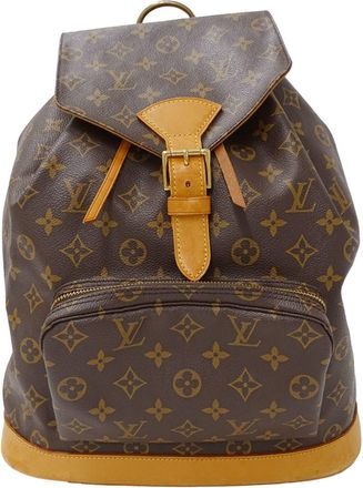 Louis Vuitton Brown Monogram Canvas Backpack (Pre-Owned)