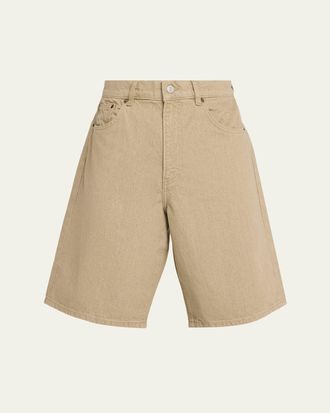 Jeanerica Mens Wide-Leg Denim Shorts