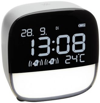 TFA Tfa Dostmann 60.2034.02 Reloj Despertador Blanco Dise&ntilde;o Redondeado