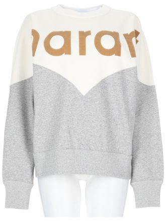 Isabel Marant Houston Color-Block Casual Cotton-Blend Sweatshirt