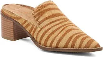 Kelsi Dagger Mason Pointed Toe Loafer Mule in Zebra at Nordstrom, Size 9.5
