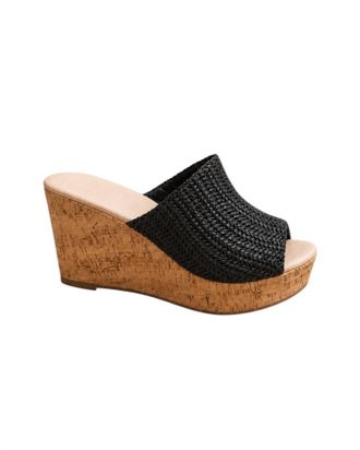Sbicca Womens Denali Sandal In Black