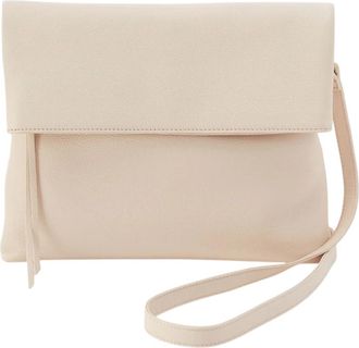 Hobo Draft Crossbody In Pebbled Leather - Cream, Cream