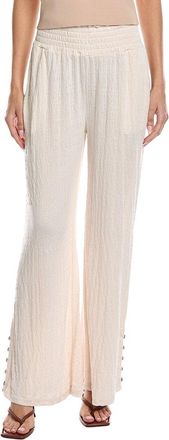 Vintage Havana Crinkle Knit Wide Leg Pant