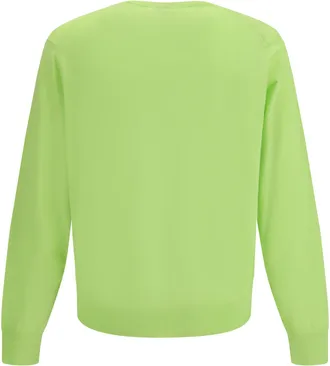 Tom Ford Mens Long-Sleeved Sweater Wild Lime Cotton