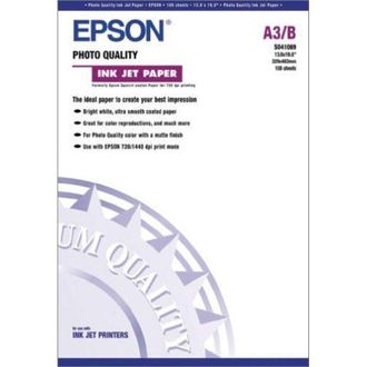Epson Photo Quality Ink Jet Paper, Din A3+, 102 G/m&sup2;, 100 Hojas