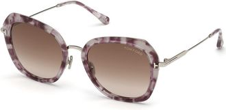 Tom Ford FT0792 KENYAN 55F Womens Sunglasses Tortoiseshell Size 54