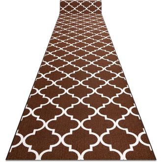 RugsX Rugsx - Runner anti-slip trellis brown 30351 80 cm brown 80x490 cm