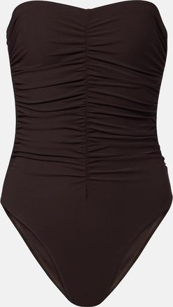 Karla Colletto Ba&ntilde;ador bandeau fruncido