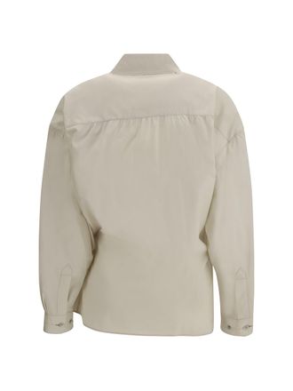 Christophe Lemaire Cotton-Silk Blend Shirt - White