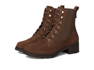 Cole Haan Camea Waterproof Combat Boot 2 Womens Shoes Chocolate Lava : 5.5 B - Medium, Leather