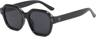 Generic Mens And Womens Vacation Sunglasses Outdoor Driving Commuter Sun Glasses(Black)