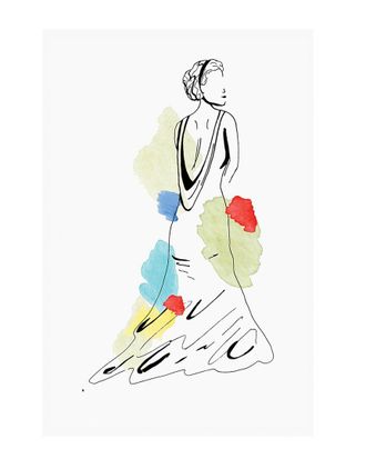 iCanvas Fashion Glamour I By Corinne Rose Design Wall Art