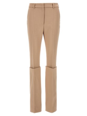 Sportmax Beige Polyester Dress Womens Pants