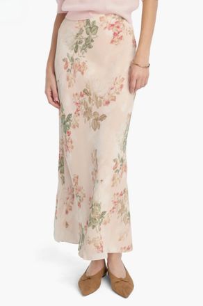 Favorite Daughter The Favorite Skirt In Light Peach Rose