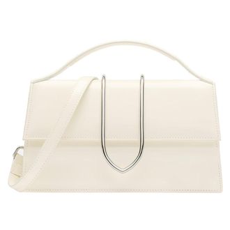 Jacquemus Womens Le Grand Bambino Shoulder Bag - Cream Leather - One Size