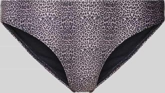 Pieces Bikini Slip mit elastischem Bund Modell BAOMI in Dunkelbraun, Gr&ouml;&szlig;e XS