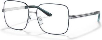 Tory Burch 52mm Round optical glasses in Blue at Nordstrom