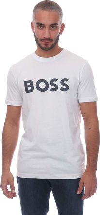 HUGO BOSS Heren Thinking 1 Logo T-Shirt (Wit)