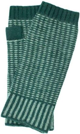 Portolano Two-Tone Fingerless Gloves in Forest/Militare at Nordstrom Rack