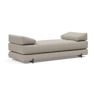 Innovation Sigmund Indu Schlafsofa, 200 x 84 cm, natur (579 Kenya Gravel)
