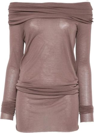 Rick Owens Mujer, Camisetas, Marr&oacute;n, Talla: M