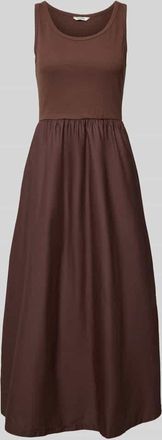 b.young Midikleid im 2-in-1-Look Modell SUNNIA in Dunkelbraun, Gr&ouml;&szlig;e XXL