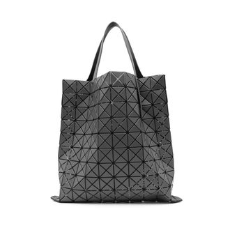 Issey Miyake Tassen, Dames, Grijs, ONE Size, Geometrische Panelen Tote Tas
