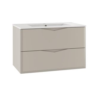 Petits Meubles Mueble lavabo encastrado estratificado 80cm