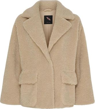 BTF-CPH Imitatie Shearling Jas - Dames - Jassen - Beige - M - Jassen