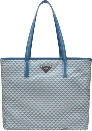 Prada Tote Bags, female, Blue, Size: ONE SIZE Media Shopping Bag