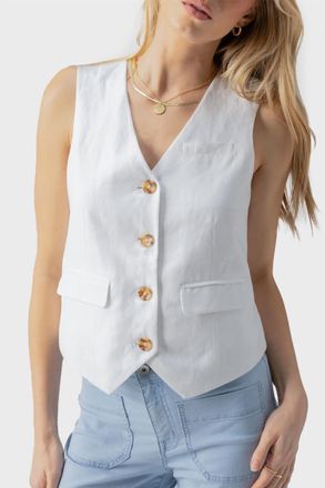 Sanctuary Timeless Vest In White