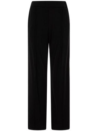 Jil Sander elasticated-waist wide-leg trousers - women - Viscose - 34 - Black